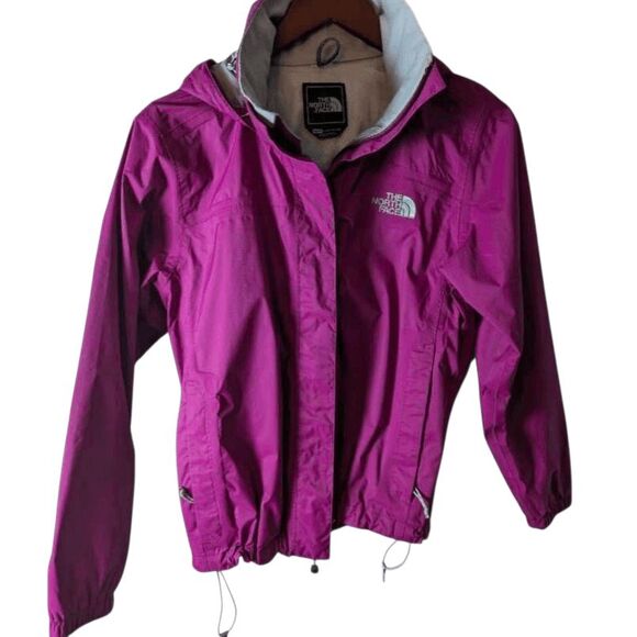 THE NORTH FACE Hyvent Hooded Rain Coat Size XS - Picture 2 of 3